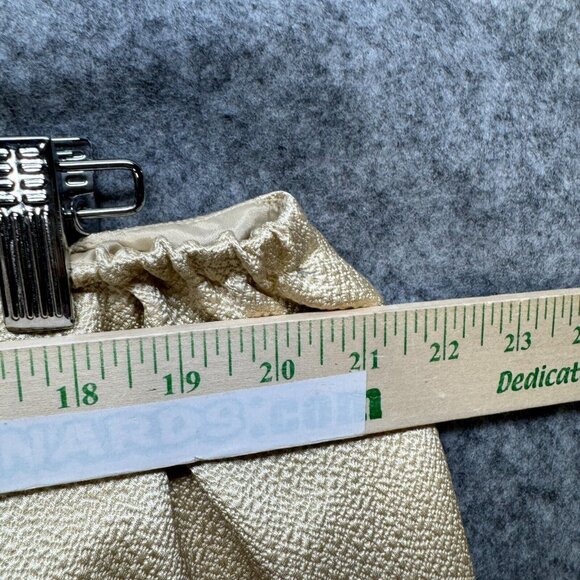 Talbots Dress Pants Womens Plus 24W Gold Side Zip Straight Silk Wool High Rise - Picture 9 of 12